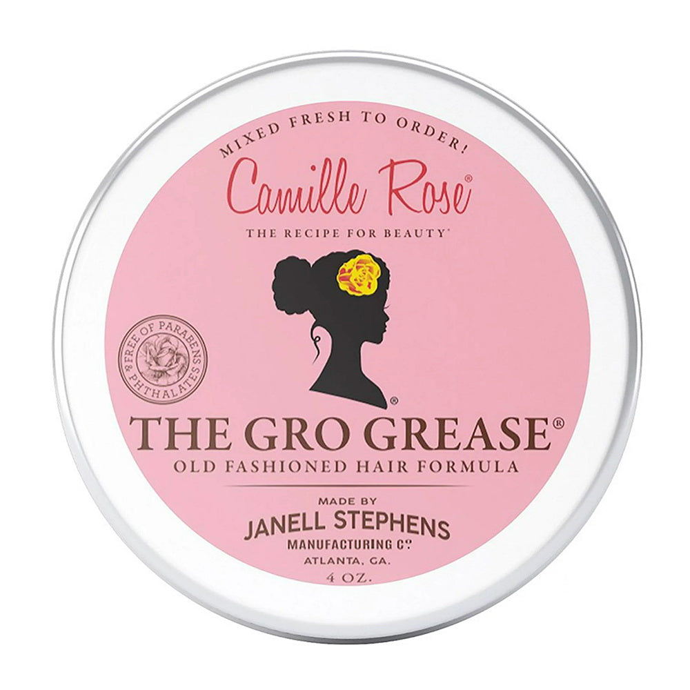 Camille Rose Gro Grease Hair Formula for Scalp Nourishment and Hair Growth Support 4Oz (120ml)